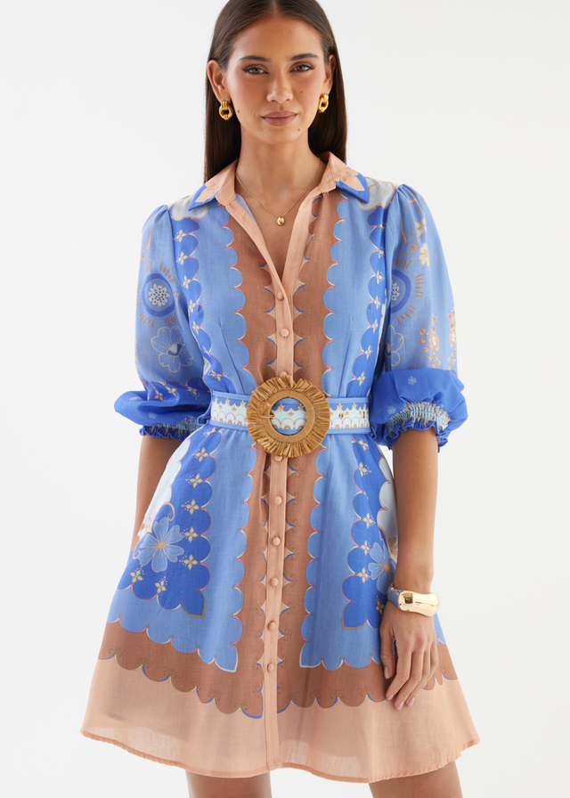 Angelica Dress - Blue Moon