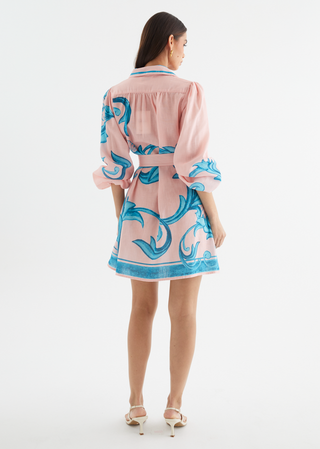 Nicoletta Dress - Pink Zayna