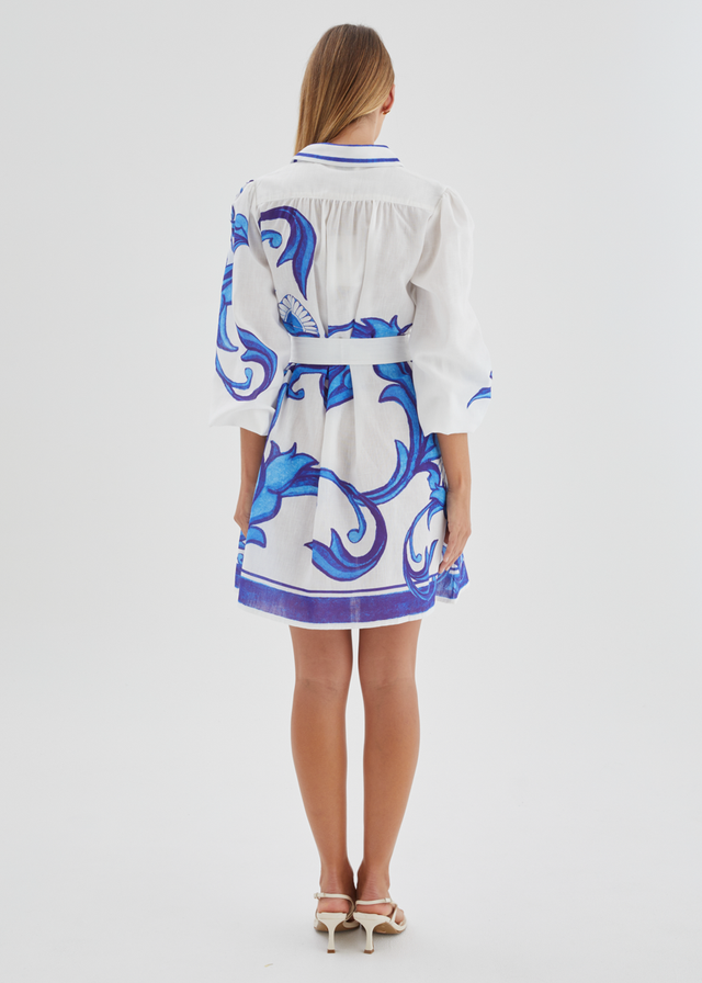 Nicoletta Dress - Blue Zayna