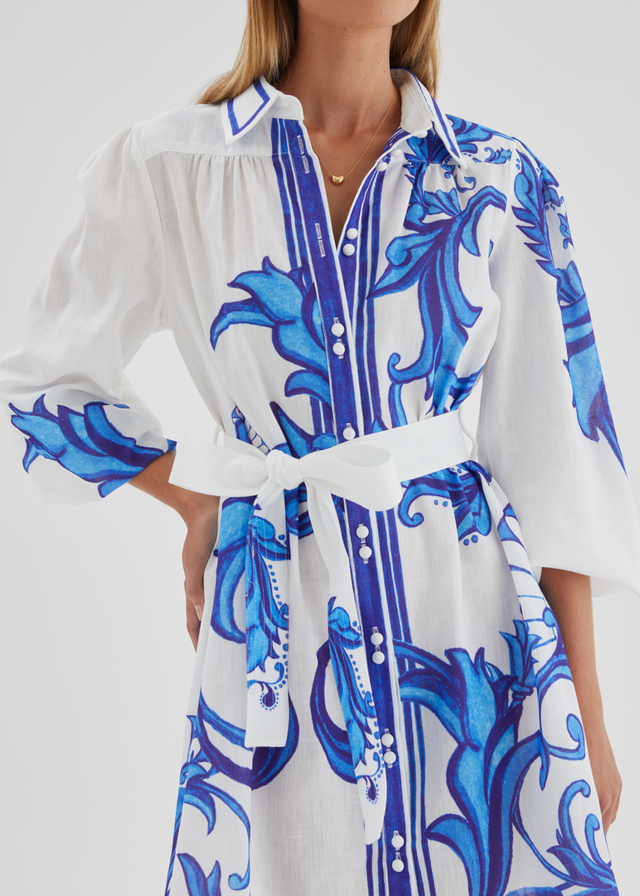 Nicoletta Dress - Blue Zayna