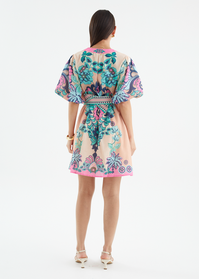 Harietta Dress - Baja Pink