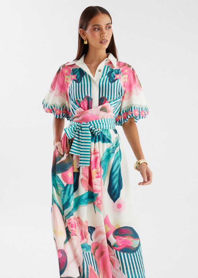 Marlisa Maxi Dress - Marisol Pink