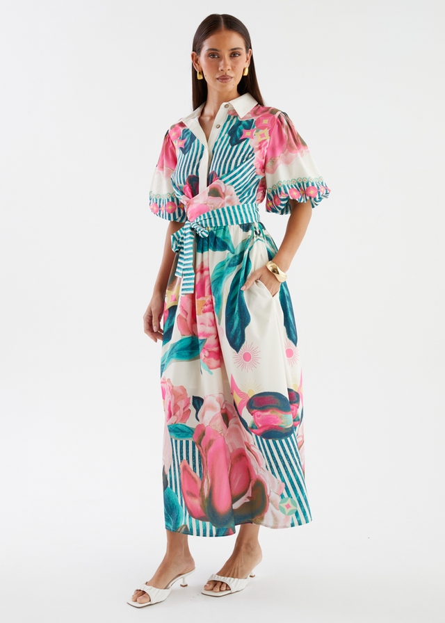 Marlisa Maxi Dress - Marisol Pink