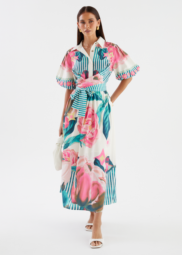 Marlisa Maxi Dress - Marisol Pink