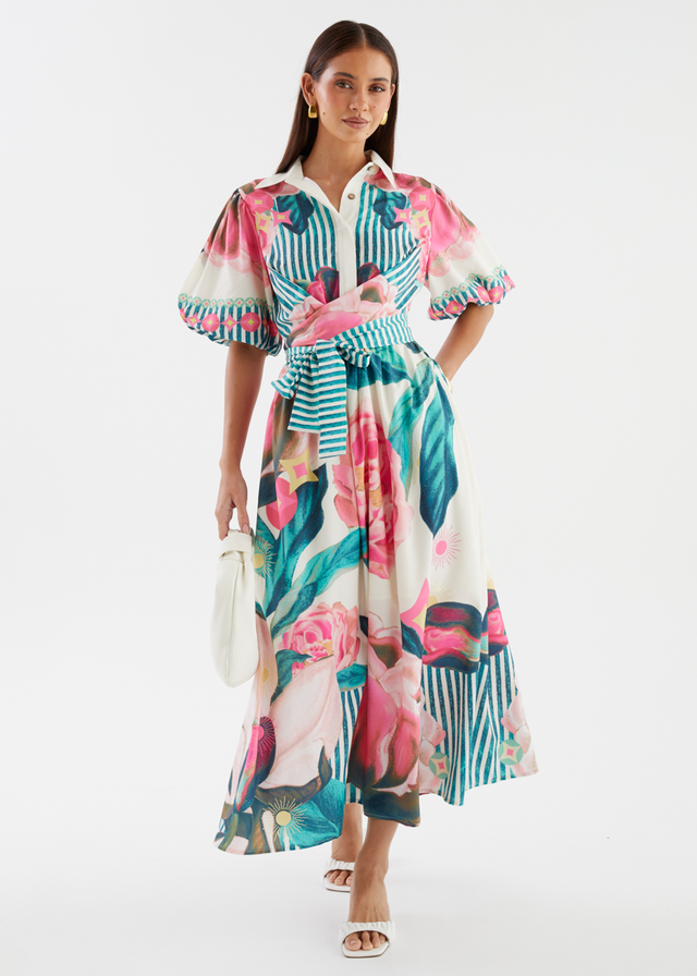 Marlisa Maxi Dress - Marisol Pink