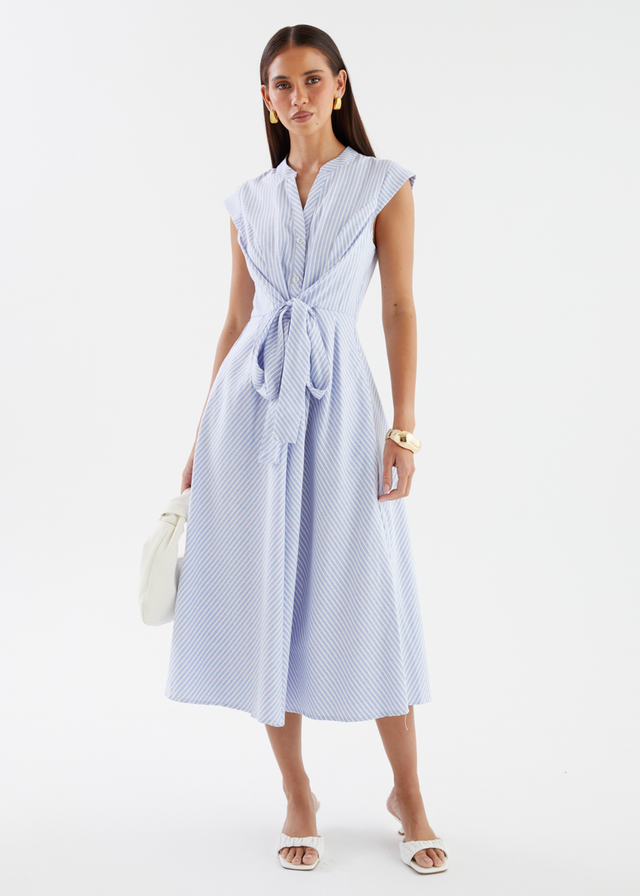 Adelle Midi Dress - Baby Blue