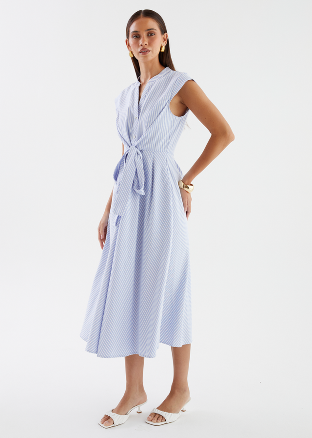 Adelle Midi Dress - Baby Blue