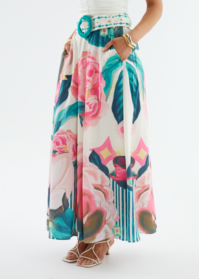 Marelle Maxi Skirt - Marisol Pink