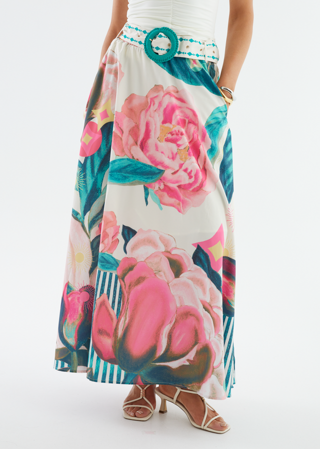 Marelle Maxi Skirt - Marisol Pink
