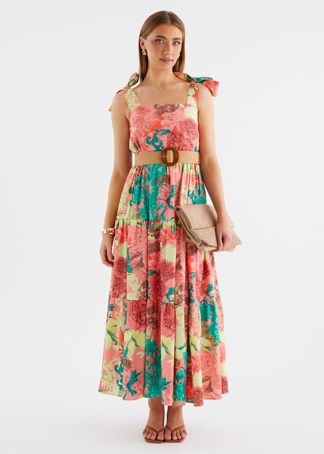 Calianna Maxi Dress - Christmas Spritz