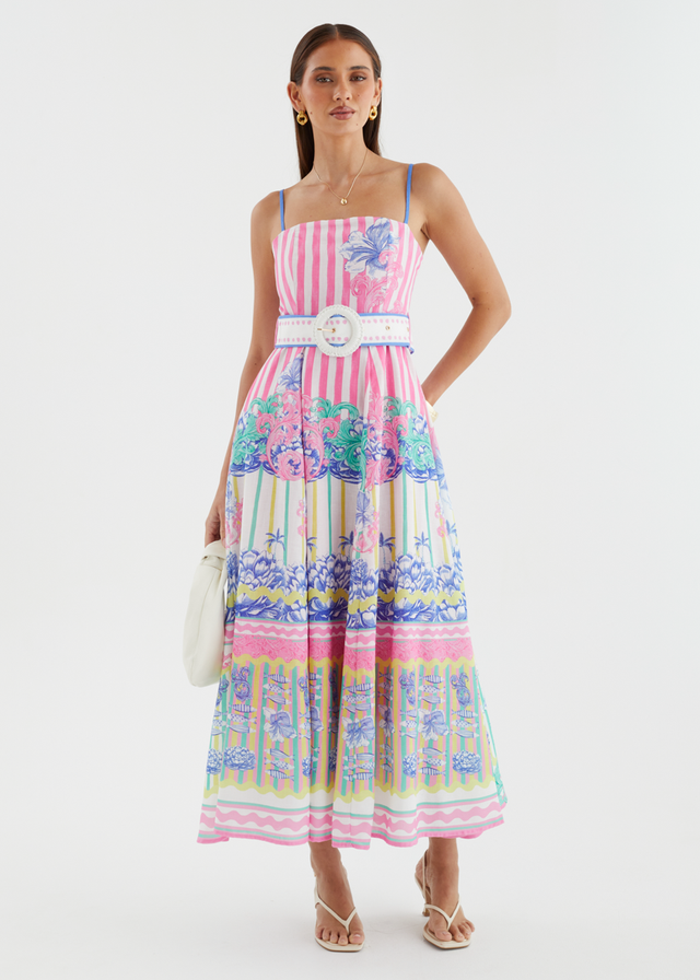 Lalita Maxi Dress - Bahama Pink