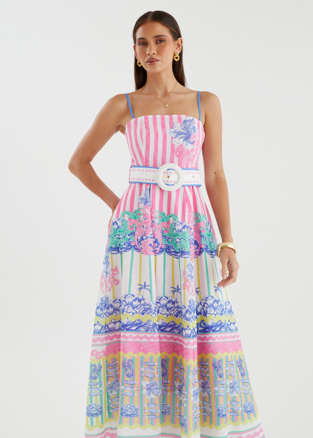 Lalita Maxi Dress - Bahama Pink