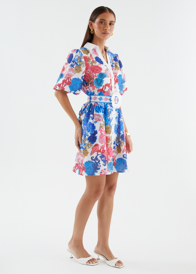 Shanelle Dress - Ocean Potion