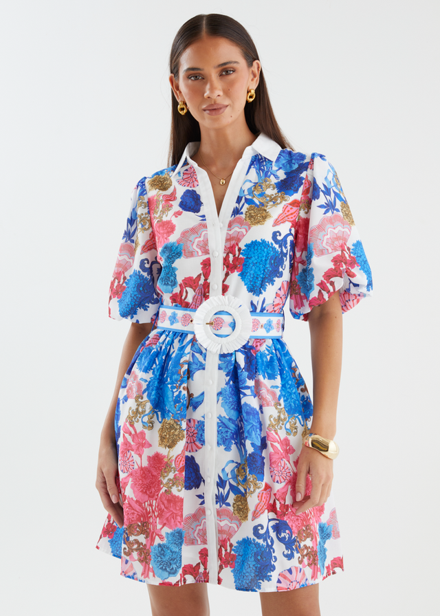 Shanelle Dress - Ocean Potion