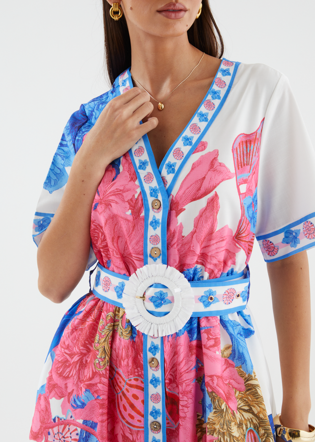 Rochelle Maxi Dress - Ocean Floral