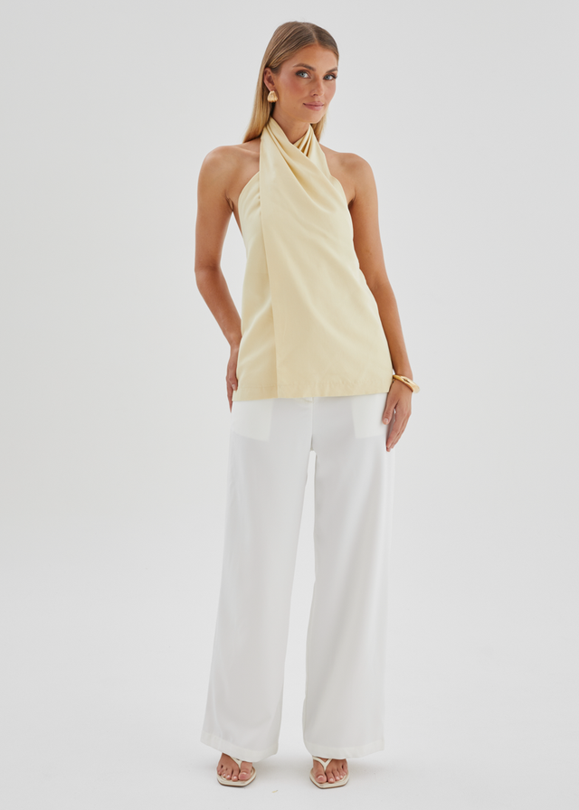 Otto Halter Top - Banana