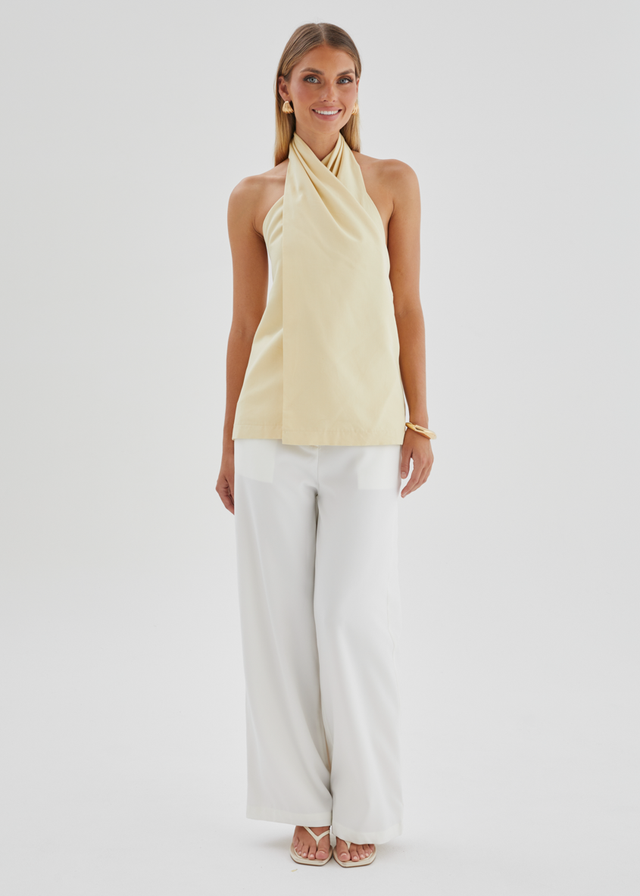 Otto Halter Top - Banana