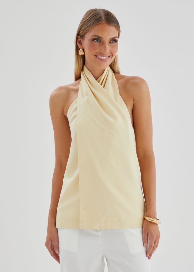 Otto Halter Top - Banana