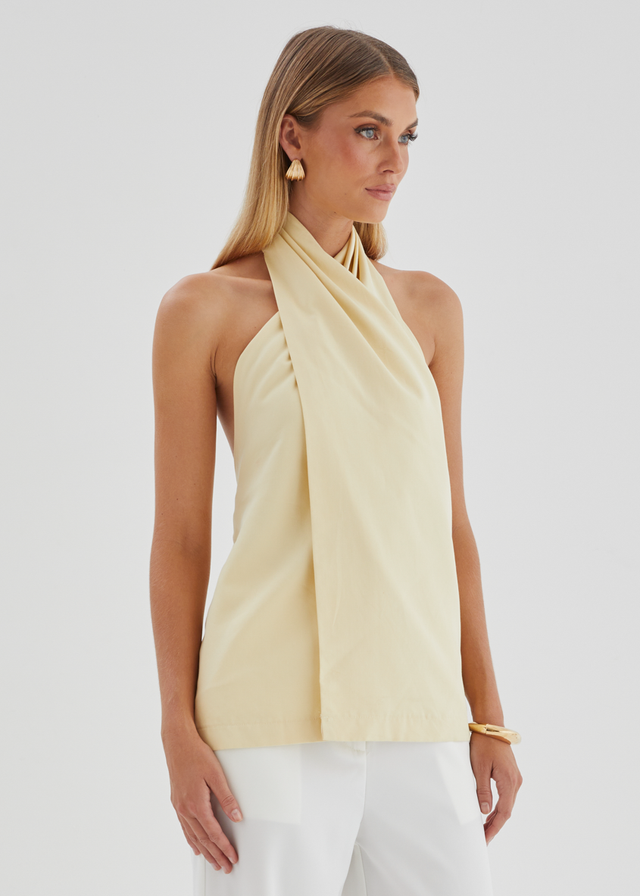 Otto Halter Top - Banana