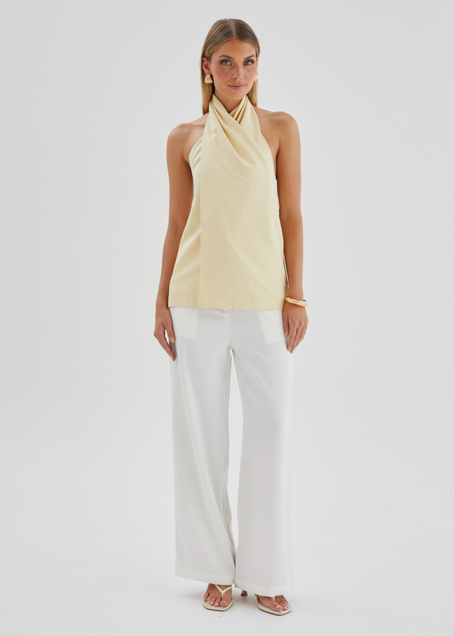 Otto Halter Top - Banana