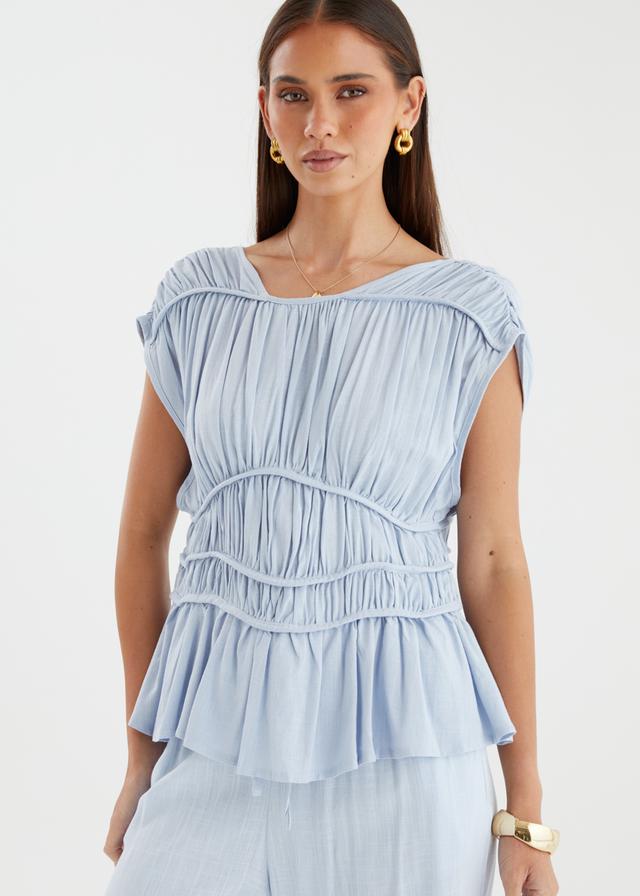 Sunseeker Top - Light Blue