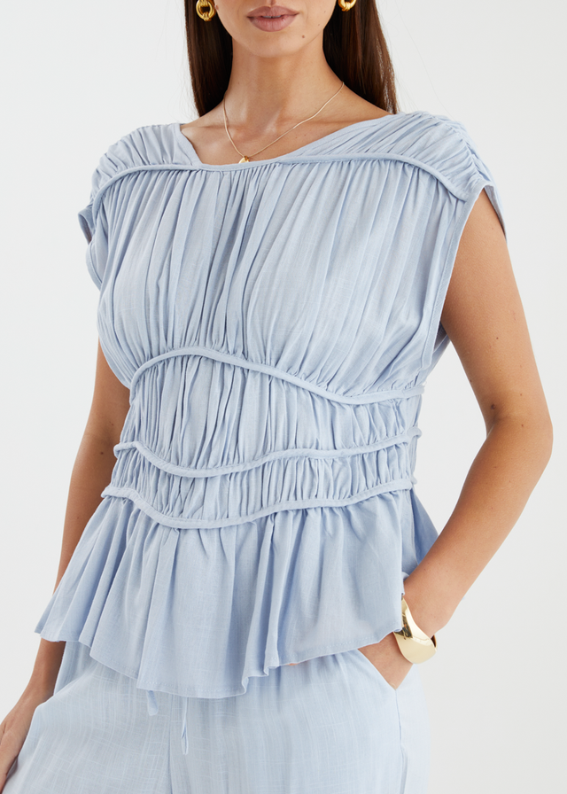 Sunseeker Top - Light Blue