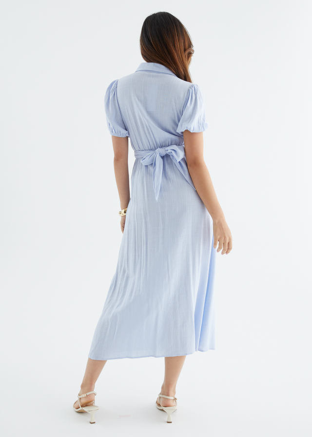Taja Midi Dress - Blue