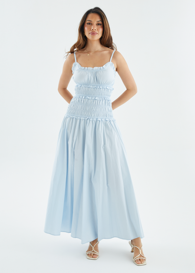 Rihana Maxi Dress - Blue
