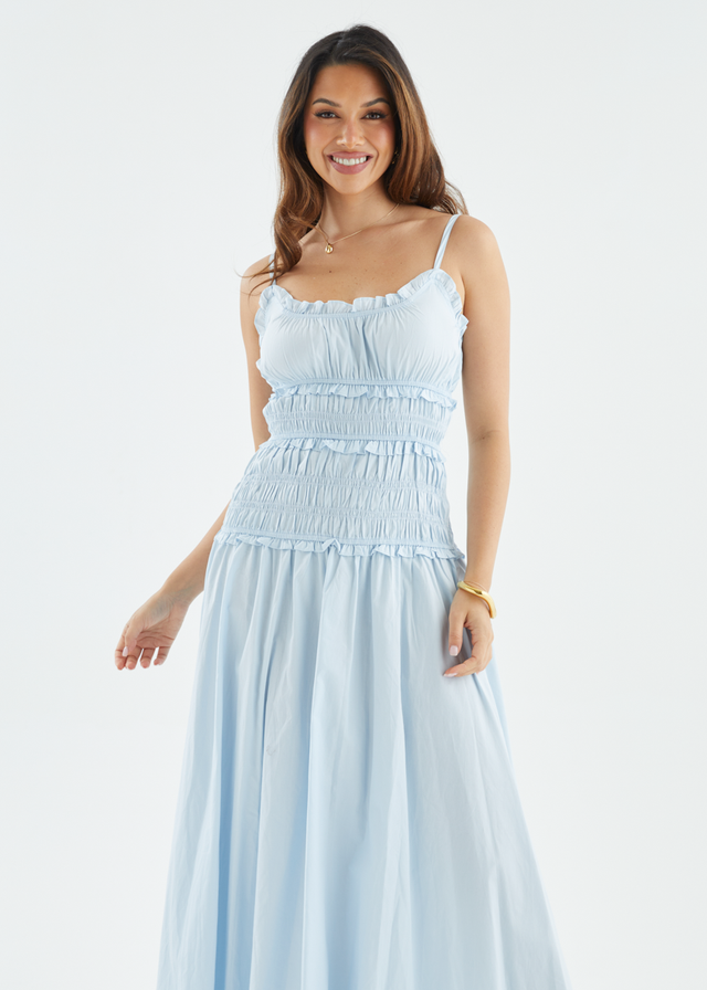 Rihana Maxi Dress - Blue