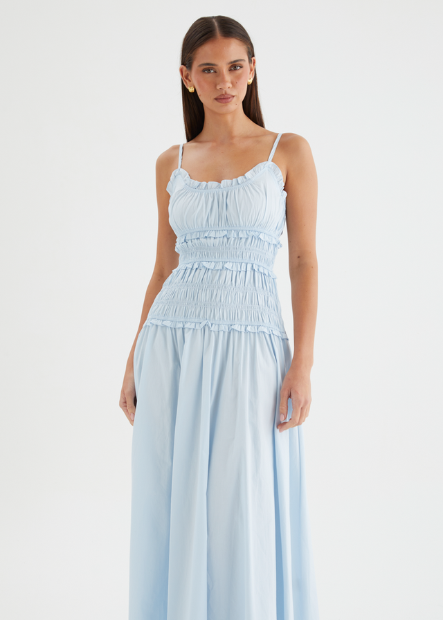Rihana Maxi Dress - Blue