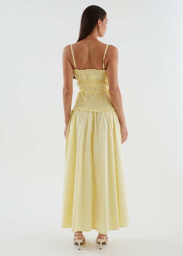 Rihana Maxi Dress - Lemon