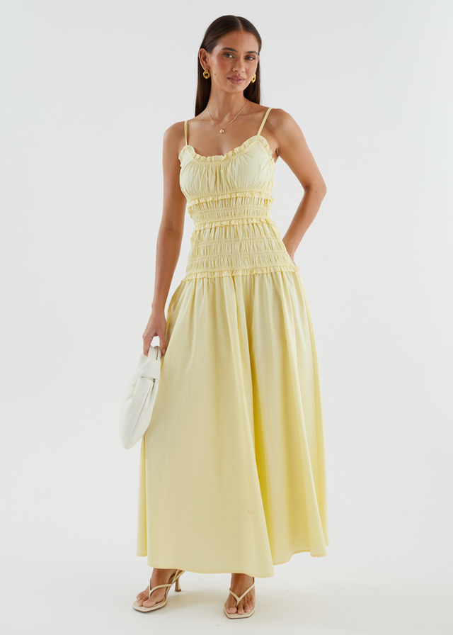 Rihana Maxi Dress - Lemon