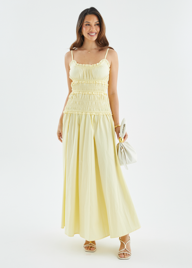 Rihana Maxi Dress - Lemon