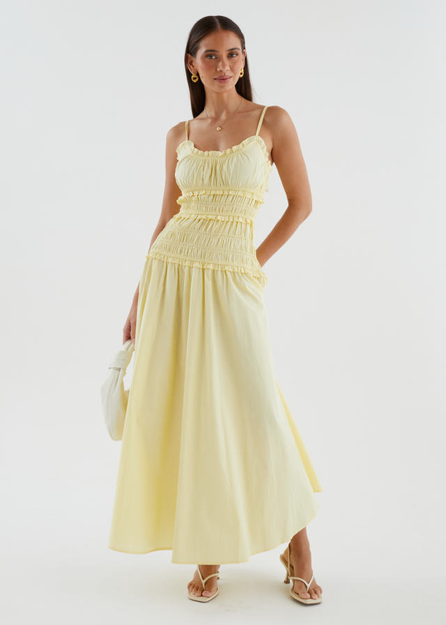 Rihana Maxi Dress - Lemon