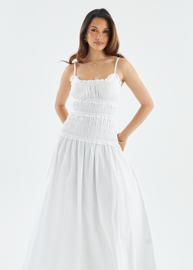 Rihana Maxi Dress - Off White