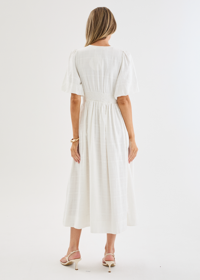 Lillyanne Midi Dress - Off White