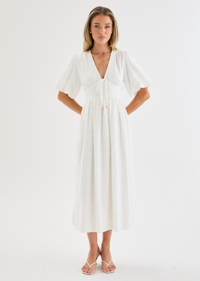 Lillyanne Midi Dress - Off White