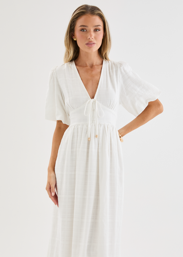 Lillyanne Midi Dress - Off White