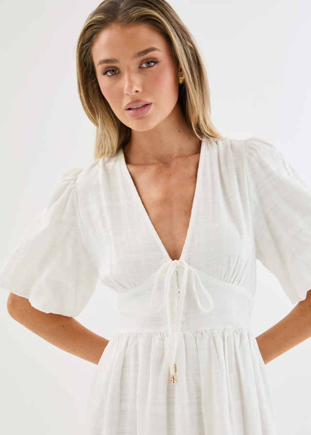 Lillyanne Midi Dress - Off White