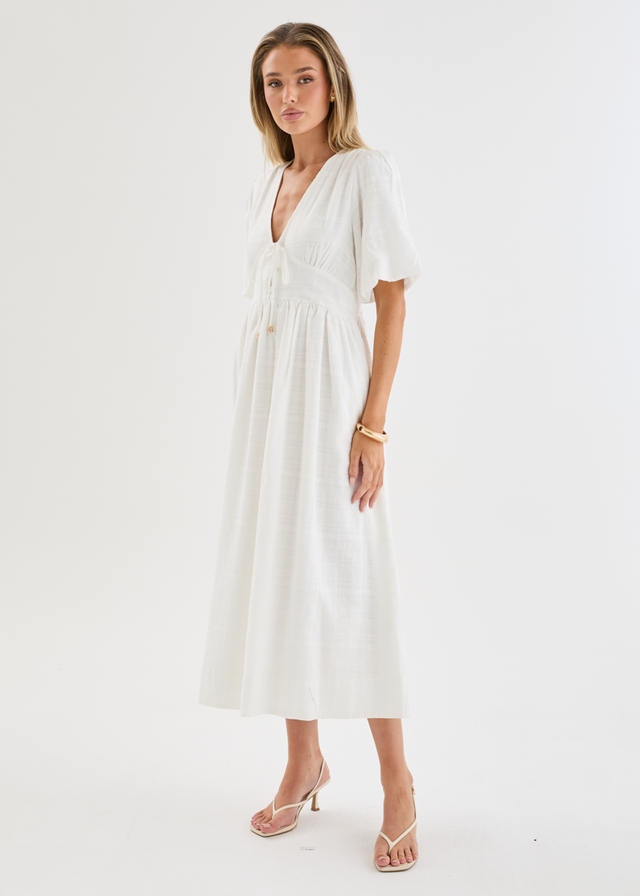 Lillyanne Midi Dress - Off White