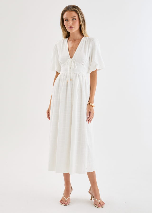 Lillyanne Midi Dress - Off White