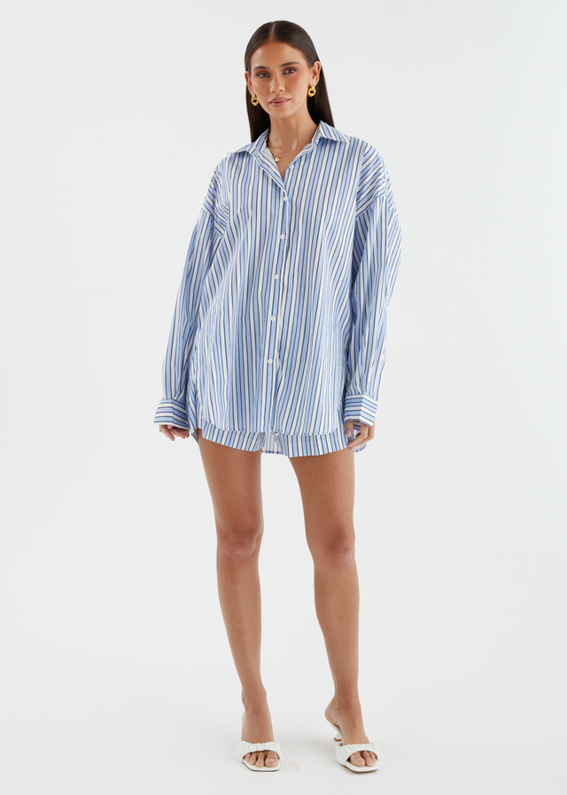 Jenkins Shirt - Sky Stripe