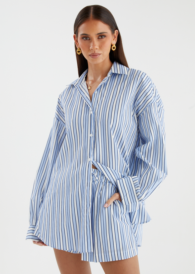 Jenkins Shirt - Sky Stripe