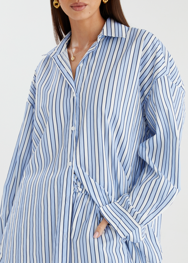 Jenkins Shirt - Sky Stripe