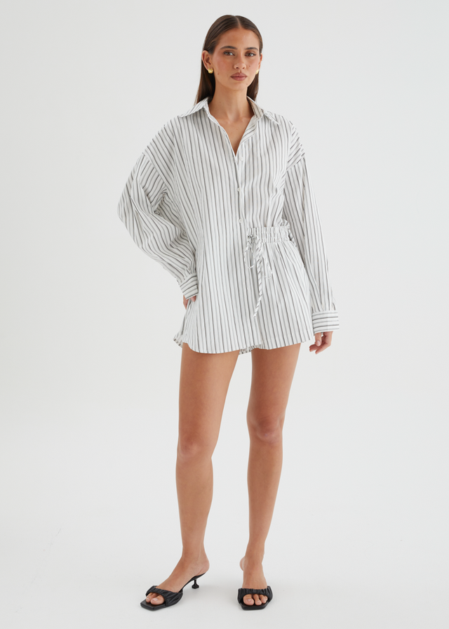 Jenkins Shorts - White Stripe