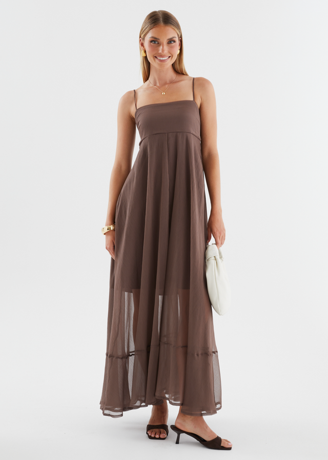 Marienne Maxi Dress - Espresso
