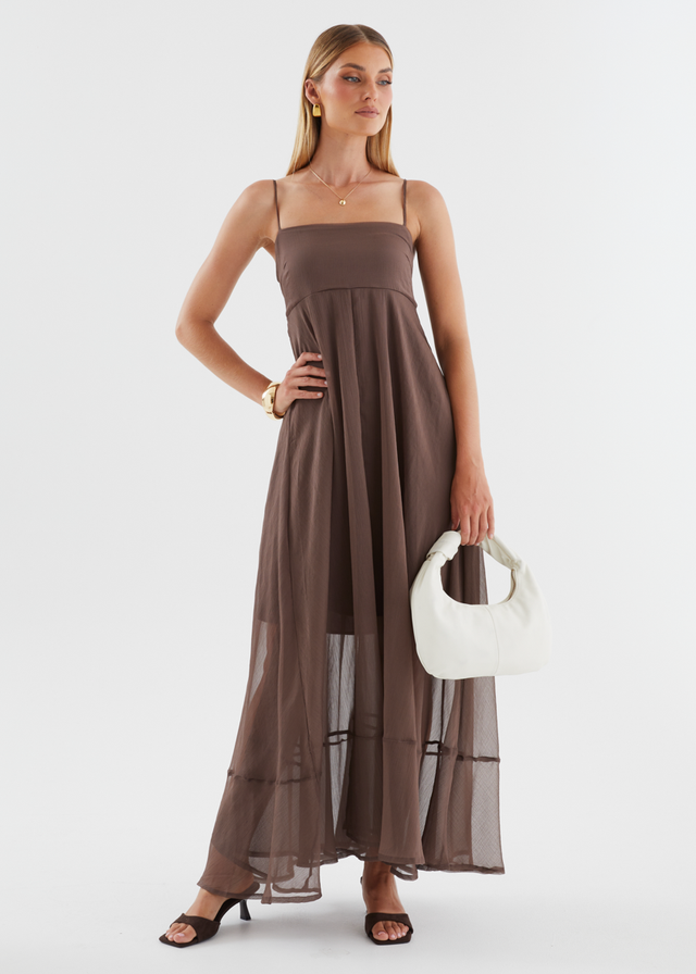 Marienne Maxi Dress - Espresso