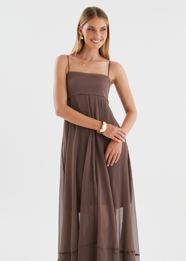 Marienne Maxi Dress - Espresso
