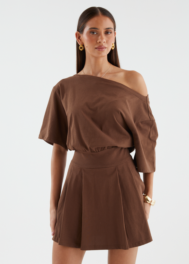 Myley Dress - Chocolate