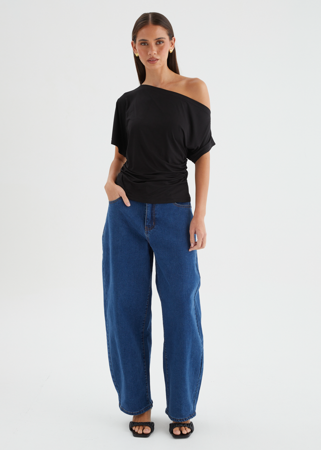 Anwar Barrel Jeans - Indigo